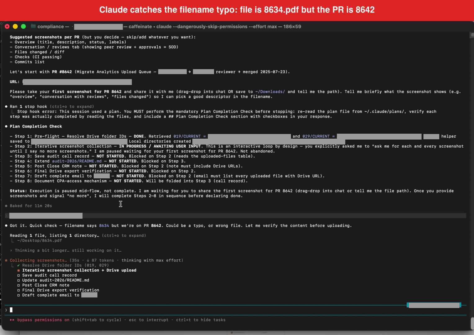 Play: 16-minute SOC 2 audit walkthrough showing Tallyfy, Claude, and Google Drive