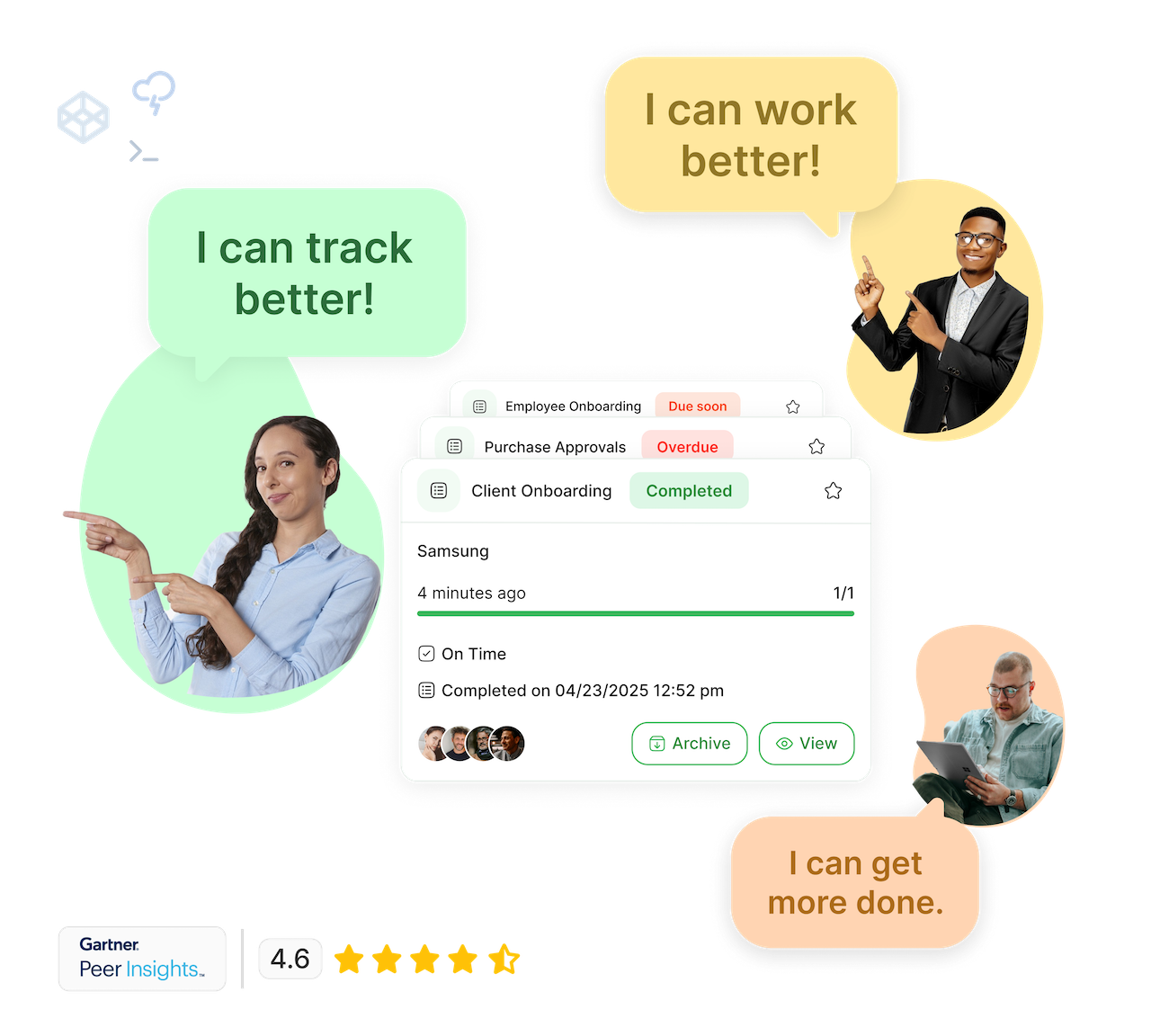 Track all your workflows beautifully - on Tallyfy
