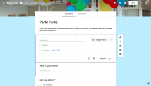 google forms screenshot