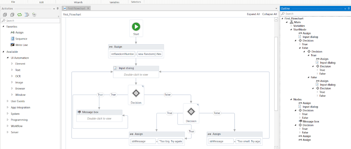 UI Path RPA tool