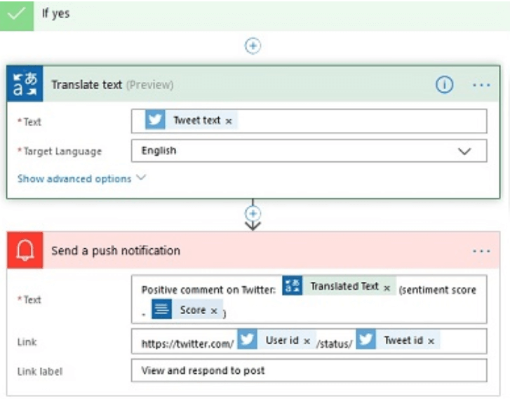 Microsoft Flow Twitter connector