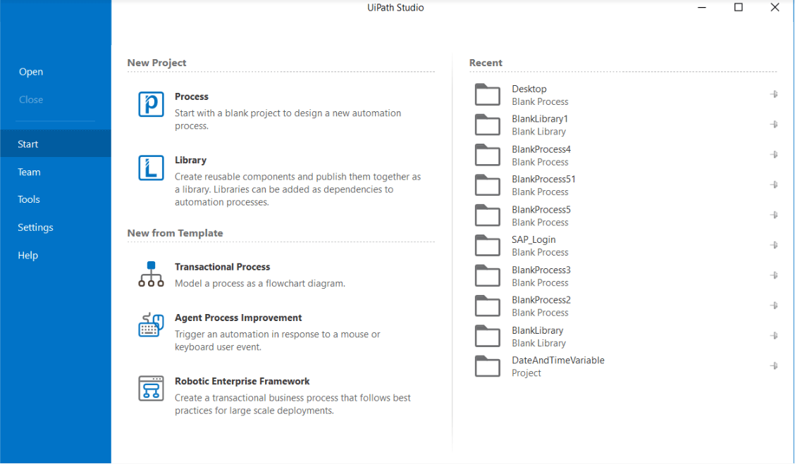 UI Path drag and drop RPA