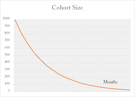 Cohort size - saas metrics