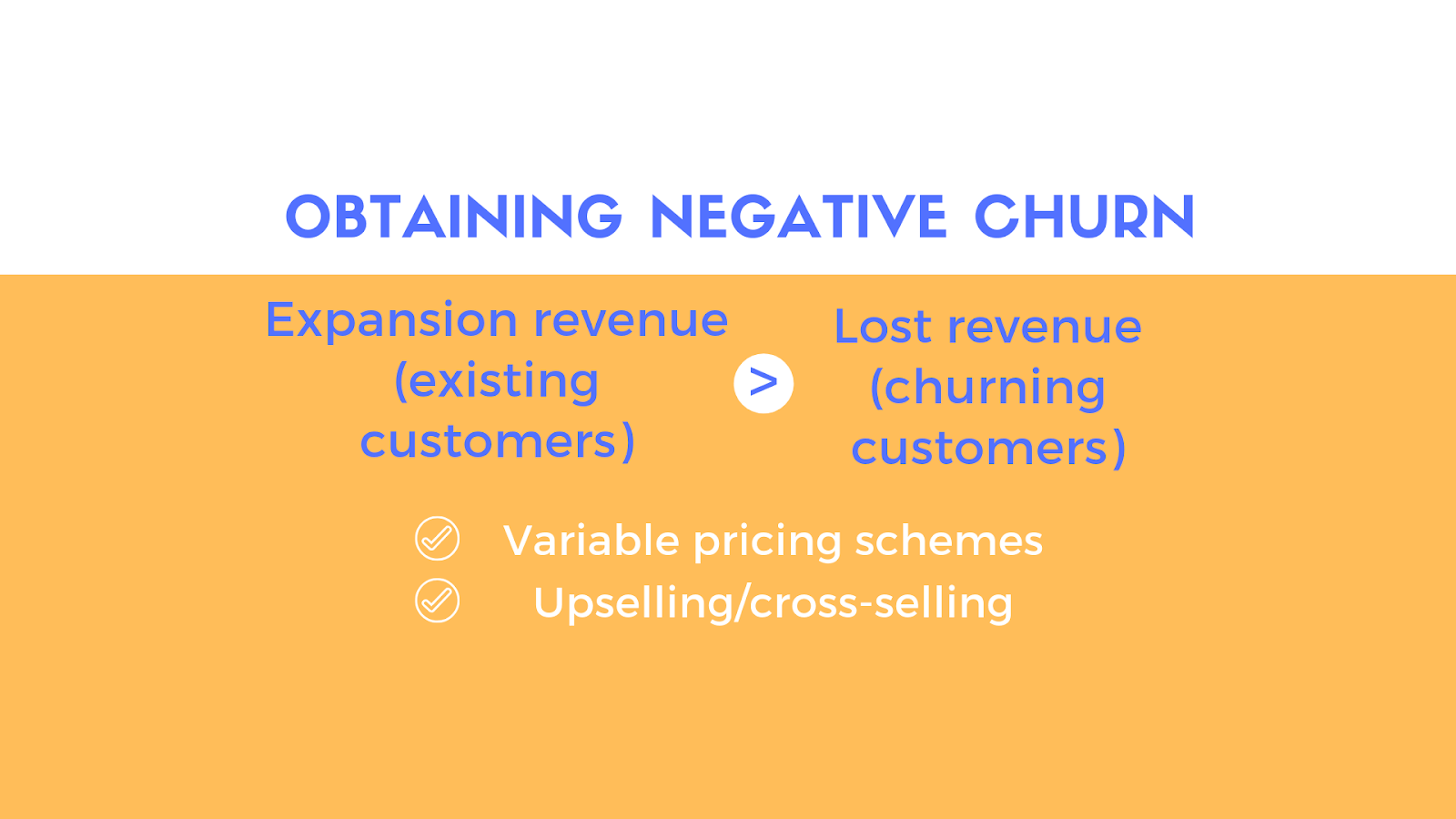 Obtaining negative churn - saas metrics