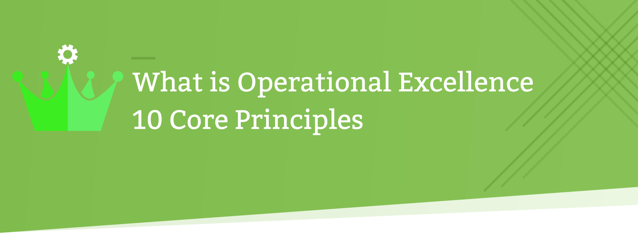  What Is Operational Excellence 10 Core Principles 