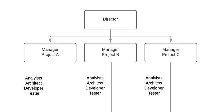 Cosmetic Company Organizational Chart